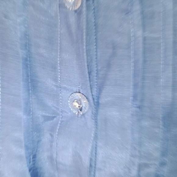 Twelve By Twelve Sleeveless Pleated Button-up Top - Picture 5 of 8